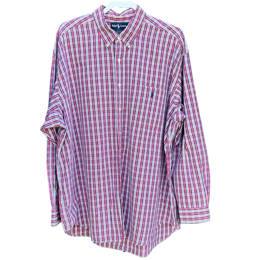 Vintage Ralph Lauren Plaid Big Shirt Size XXL